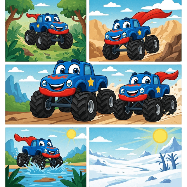 About Monster Truck Stories - Educational storytelling for toddlers